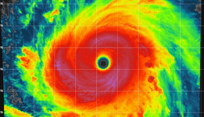 2023超强台风玛娃高清云图最新追踪 17级以上的台风云图怎么样